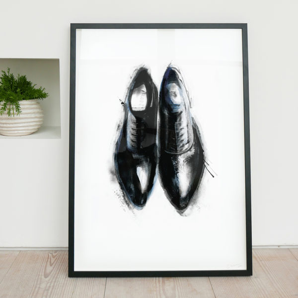 Brogue Shoes Fashion Illustration