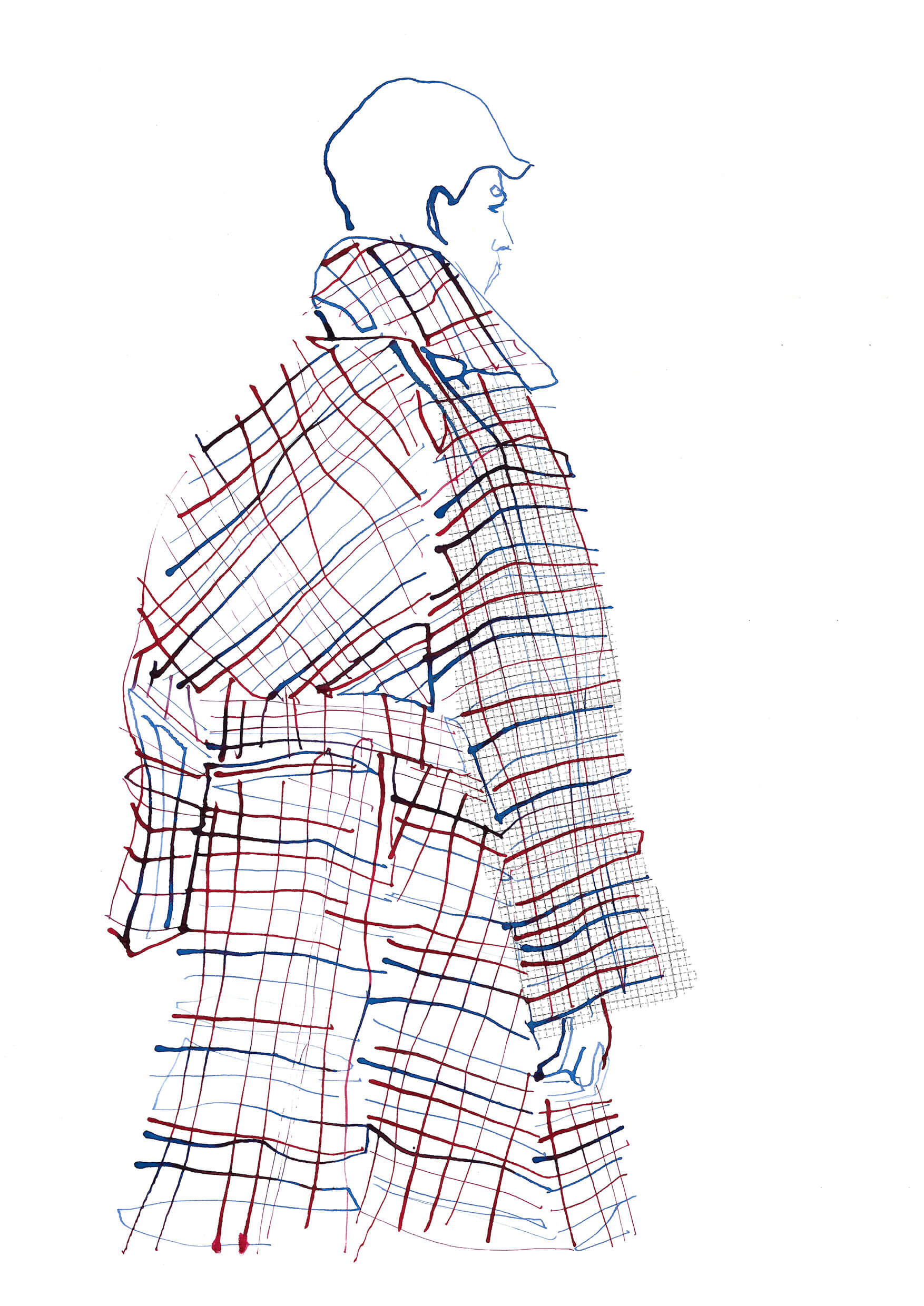 Fashion Illustration – Steven Stokey Daley Menswear 2020