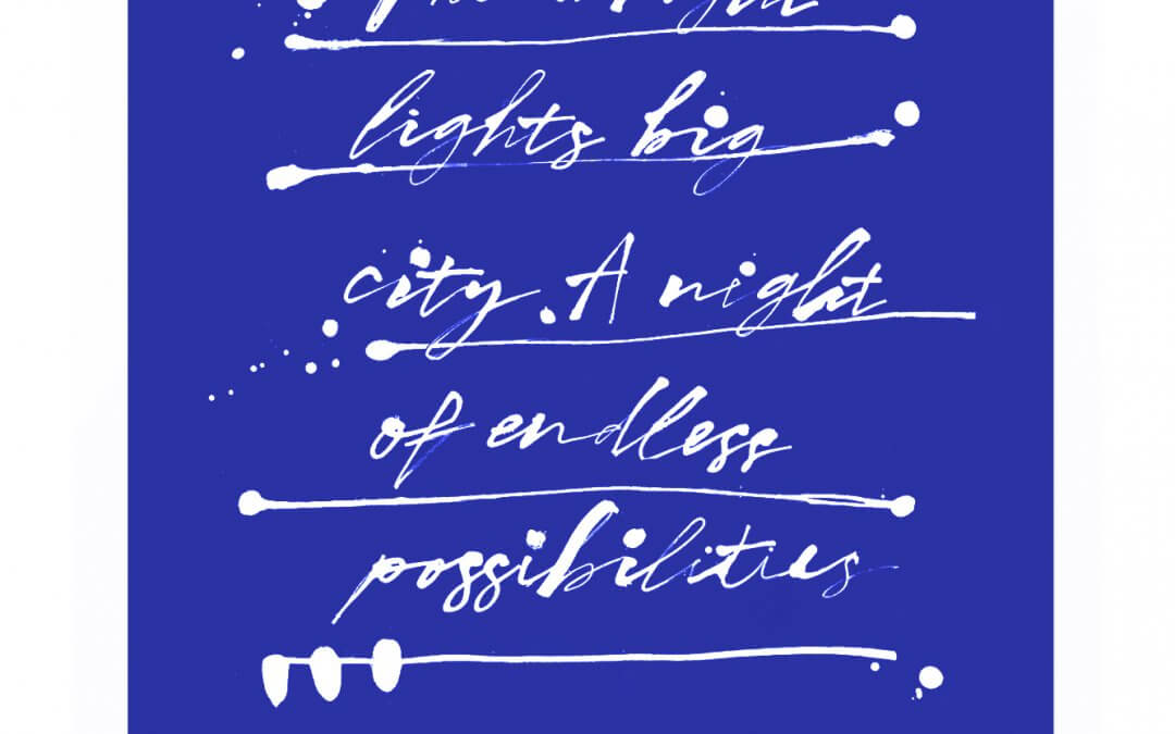 Lettering – Bright Lights, Big City