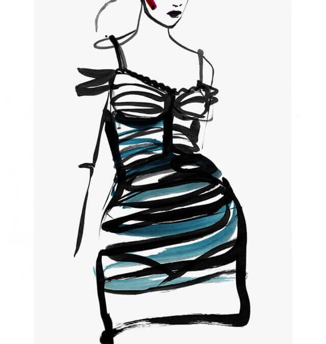 Fashion Illustration – Dolce & Gabbana SS2015