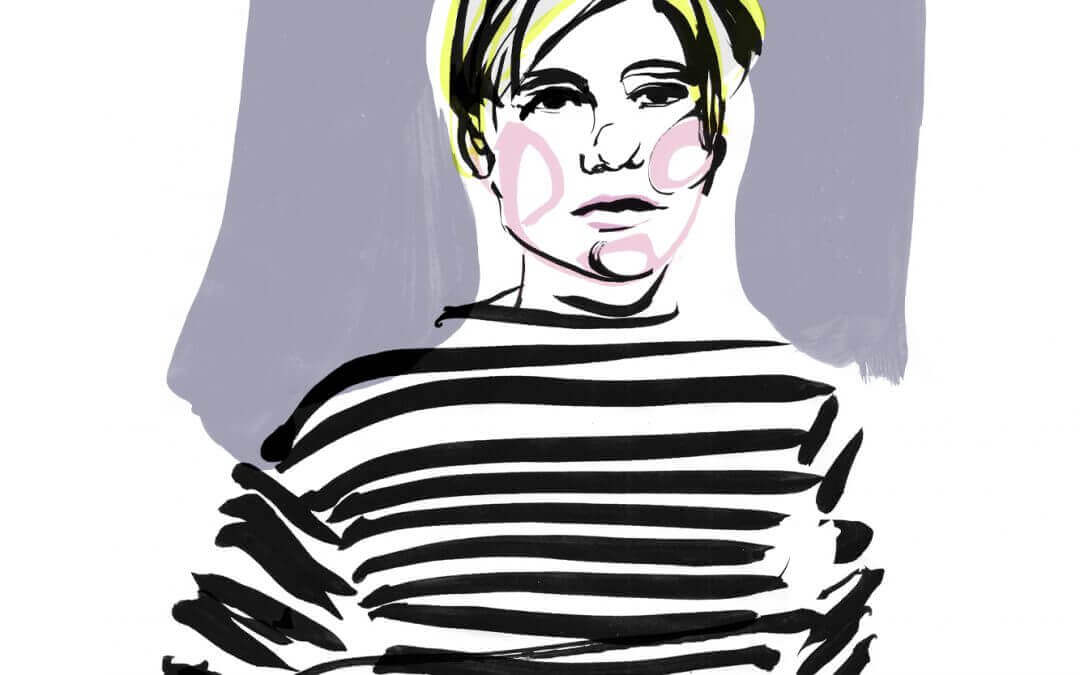 People Illustrated – Andy Warhol & Edie Sedgwick