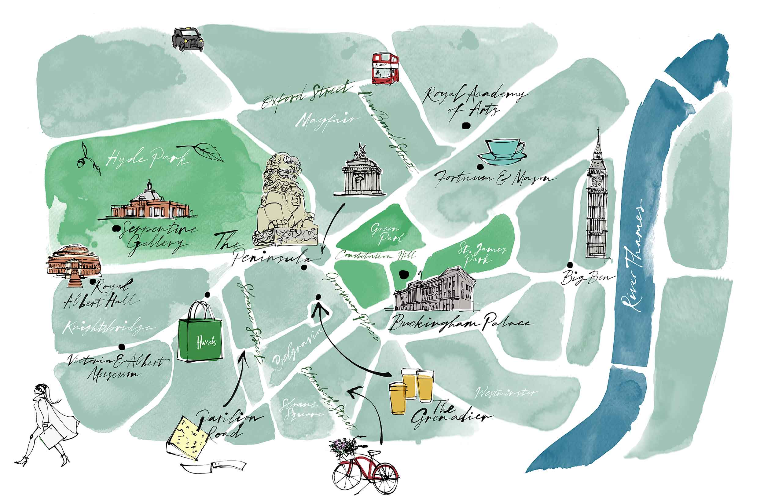 Travel – Assouline The London Peninsula Illustrated Map