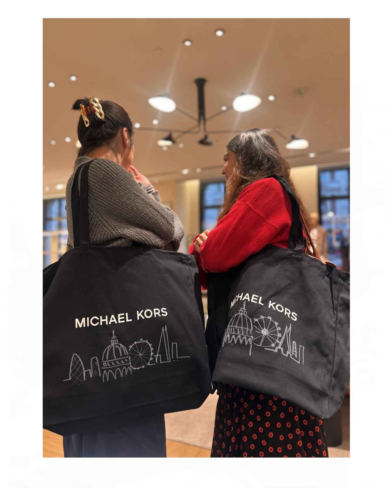 To celebrate the opening of Michael Kors new flagship store on London's Regent Street, I was invited to draw London landmarks on merchandise.
