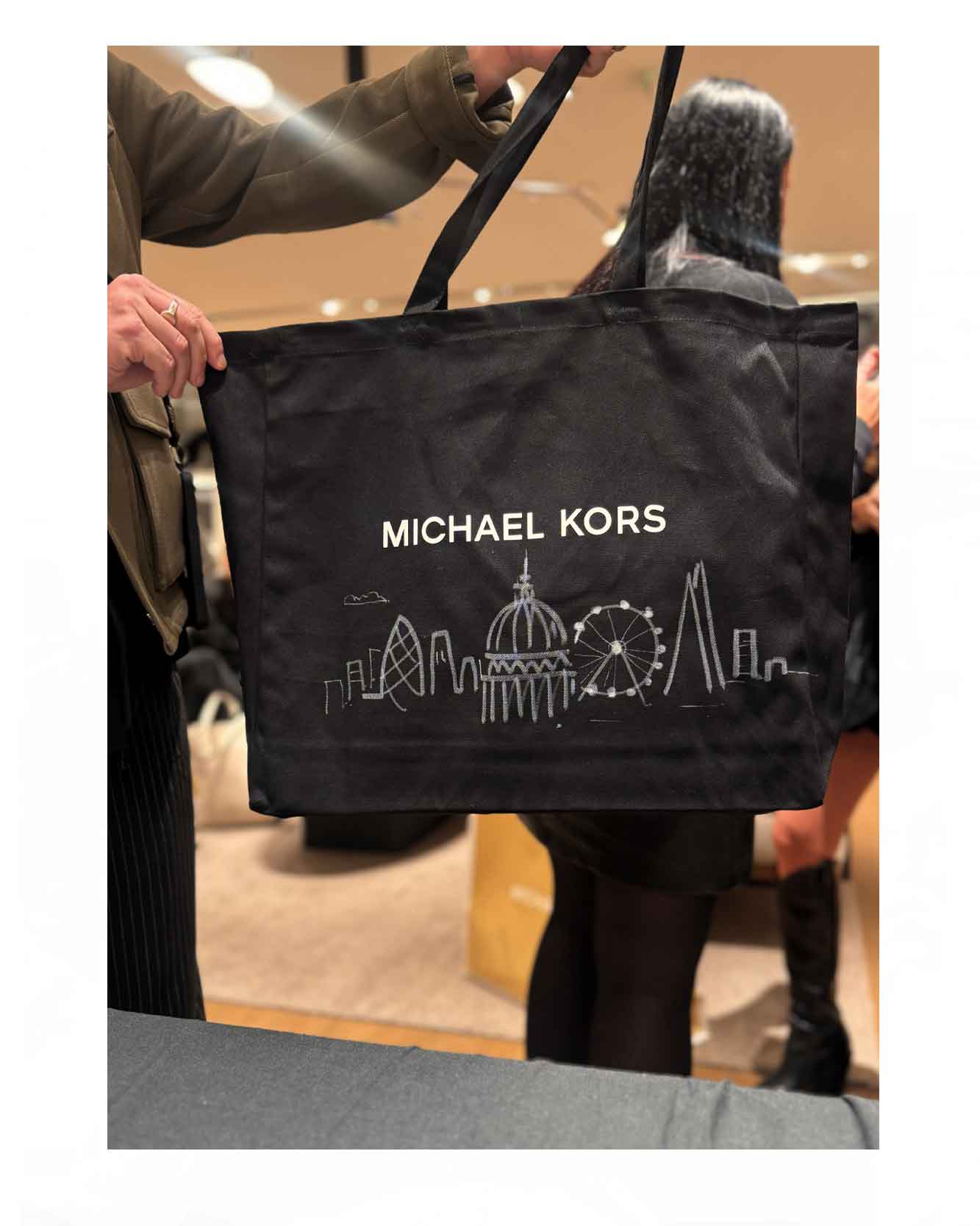 To celebrate the opening of Michael Kors new flagship store on London's Regent Street, I was invited to draw London landmarks on merchandise.